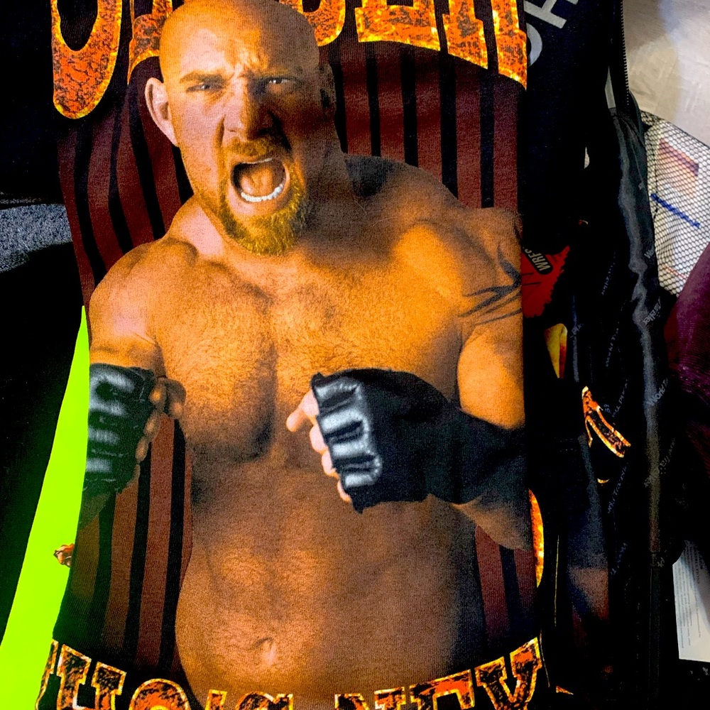 Late 90's Wrestling tag/ Double stitch/